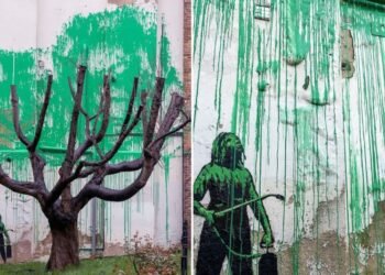 Banksy’den Yeni Duvar Resmi