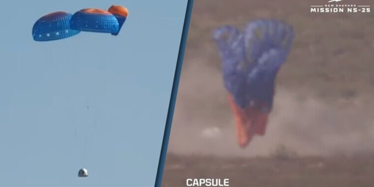 Blue Origin ve New Shepard: NS-25 Uzay Turizmi Görevi ve Paraşüt Arızası