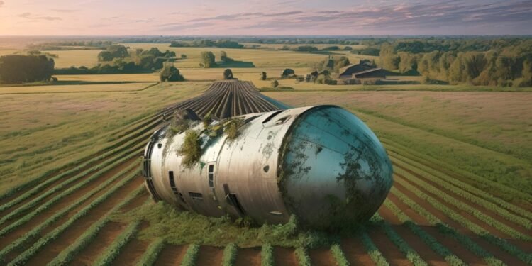 Kanadalı Çiftçi Tarlasında SpaceX Roket Parçası Keşfetti