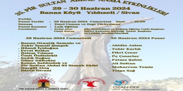 Pir Sultan Abdal Anma Etkinlikleri