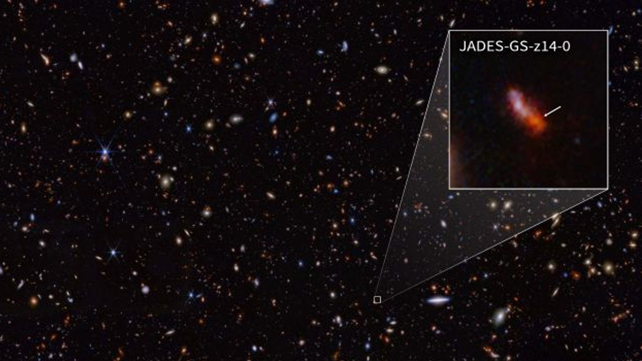 Evrenin En Eski Galaksisi Keşfedildi: JADES-GS-z14-0