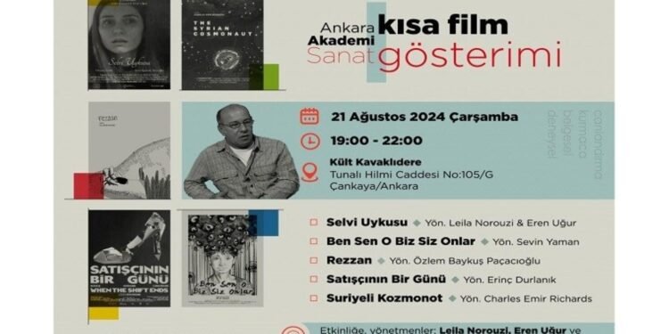 Ankara Akademi Sanat Kısa Film Gösterimi Etkinliği