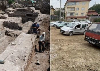 Akpınar Mahallesi’nde Tarihi Roma Dönemi Hamamı Bulundu