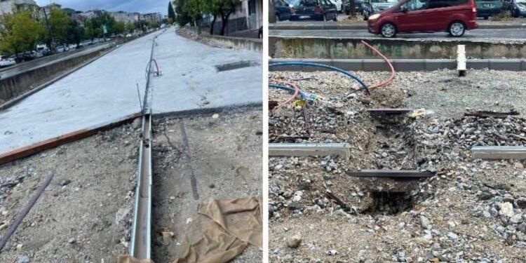 Buca Tren İstasyonu’ndaki Tarihi Rayların Yok Edilmesi