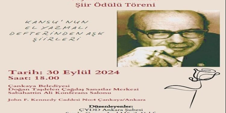 Gülümser Çankaya’ya Ceyhun Atuf Kansu Şiir Ödülü Töreni