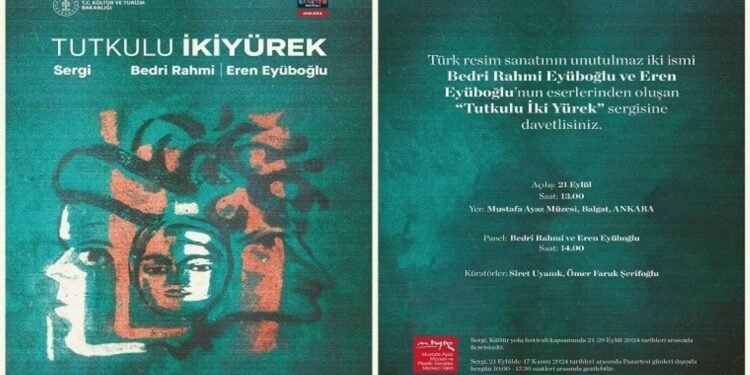 Tutkulu İki Yürek: Bedri Rahmi Eyüboğlu ve Eren Eyüboğlu Sergisi