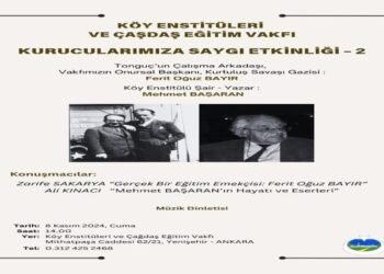 Köy Enstitüleri ve Çağdaş Eğitim Vakfı’ndan Ferit Oğuz Bayır ve Mehmet Başaran Anma Etkinliği
