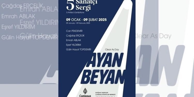 Çankaya Belediyesi’nde 5 Sanatçı 5 Sergi Projesi: Ayan Beyan