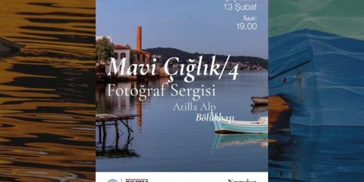 Atilla Alp Bölükbaşı’nın ‘Mavi Çığlık’ Sergisi