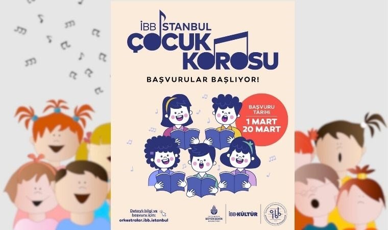 İBB İstanbul Çocuk Korosu'na Başvurular Başladı