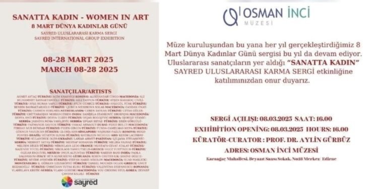 Sanatta Kadın Sergisi: 21 Ülkeden 68 Sanatçı