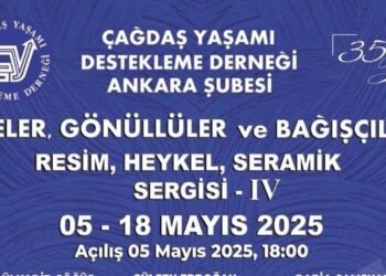 ÇYDD ve Çankaya Belediyesi İşbirliğiyle Sanat Dolu Bir Etkinlik: 4. Üyeler, Gönüllüler ve Bağışçılar Resim, Heykel, Seramik Sergisi