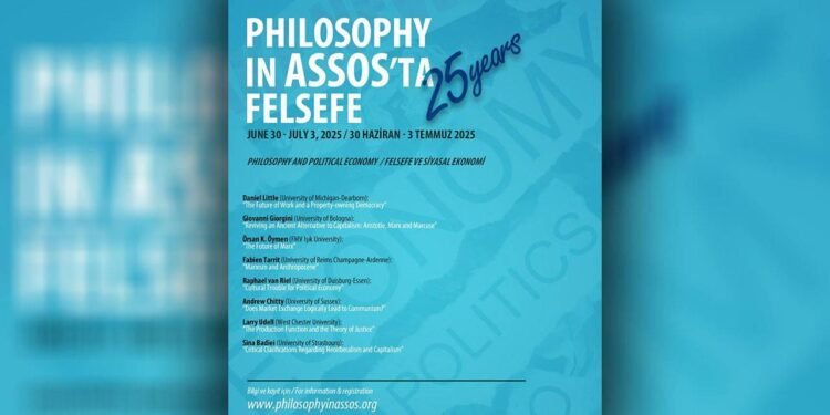 Assos’ta Felsefe Sempozyumu 2025: Felsefe ve Siyasal Ekonomi Temasıyla Geleceği Şekillendirmek