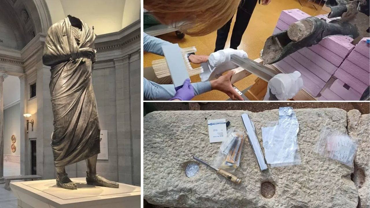 Aurelius’un heykeli 65 yıl sonra Türkiye'de