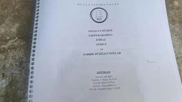 Antalya Müzesi direnişi kitaplaştı: Tarih affetmez!