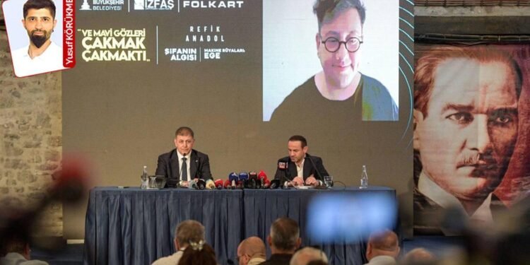 ‘Ve Mavi Gözleri Çakmak Çakmaktı’ ve Anadol’un yeni eseri sanatseverlerle buluşacak: İzmir Fuarı’nda iki dev sergi