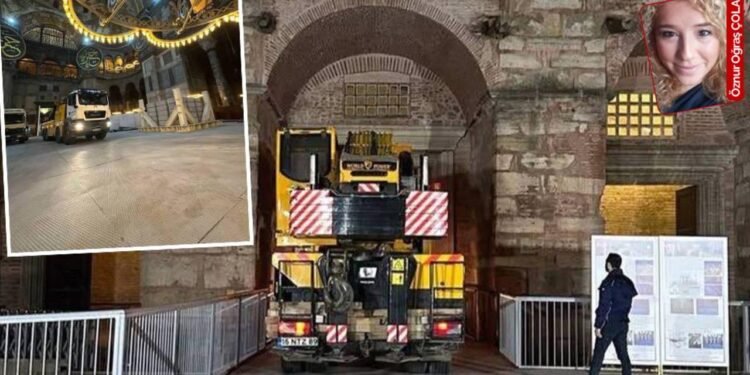 Ayasofya Restorasyonunda Vinç ve Yük Taşıma Tartışması: Kamuoyu ve Uzmanların Değerlendirmesi