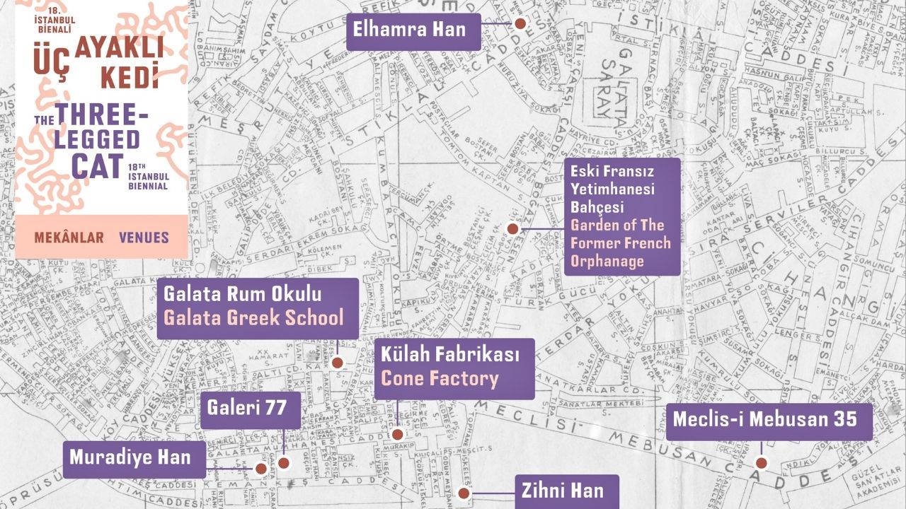 İstanbul Bienali 18. Bienal: Üç Ayaklı Kediye Yolculuk ve Rehberli Turlar