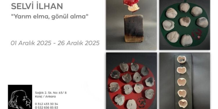 Yarım Elma Gönül Alma: Selvi İlhan’ın Kış Sergisi İsmail Altınok Sanat Merkezi’nde