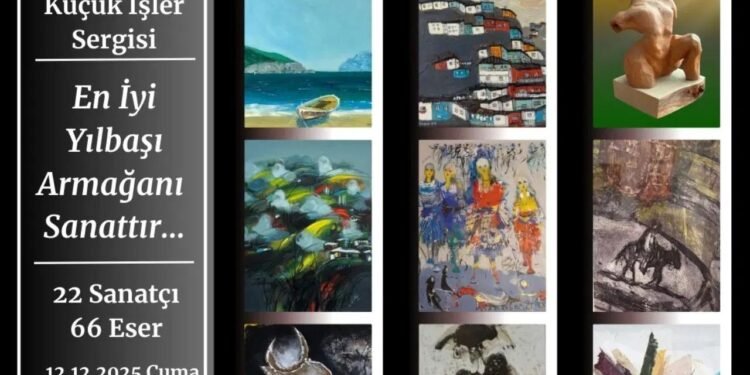 Cumhuriyet Sanat Galerisi’nde Yeni Yıl Resim Sergisi: Küçük İşler