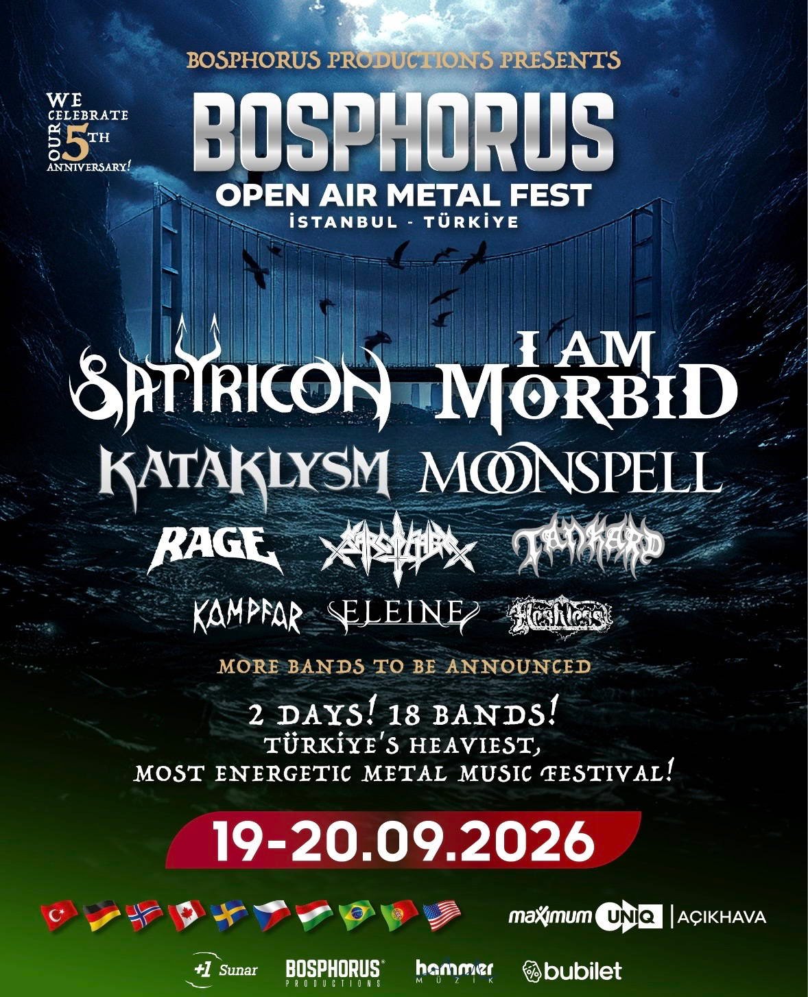 Bosphorus Open Air Metal Fest 2026: İbretlik Bir Kadro ve İki Günlük Metalsever Buluşması