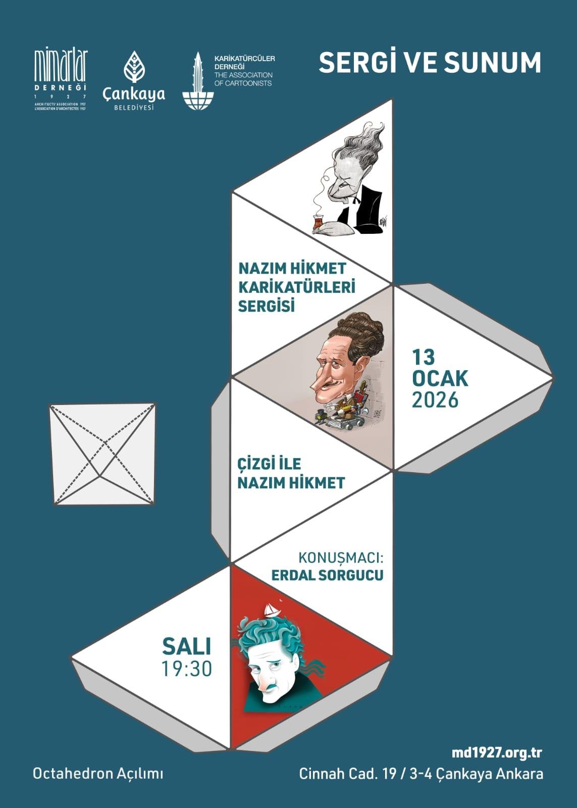 Nazım Hikmet Karikatürleri: Ankara’da Büyüleyici Bir Söyleşi ve Sergi Deneyimi