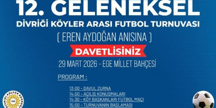 Divriği Köyleri Arası Futbol Turnuvası: Anma ve Dostluk İçin Yeniden Yola Çıkıyor