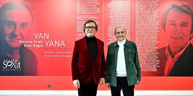 Yan Yana: Devrim Erbil ve Erol Evgin’in Yeni Resim Sergisi Bursa’da Açılışa Hazır