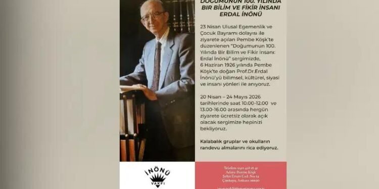 Pembe Köşk’te Erdal İnönü Anısına Doğumunun 100. Yılını Anımsatan Sergi, Ziyaretlere Açık